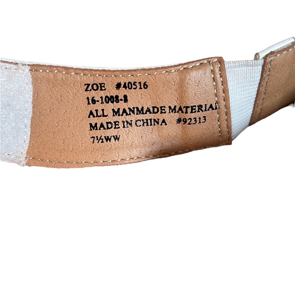 NWOT Comfortview White Open Toed Sandals Size 7.5 WW - Picture 5 of 5